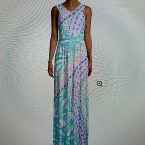 NWT Lilly Pulitzer Size L Marco Maxi Dress